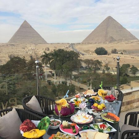 Steps In Pyramids View Hotel Kafret el-Gabal Buitenkant foto