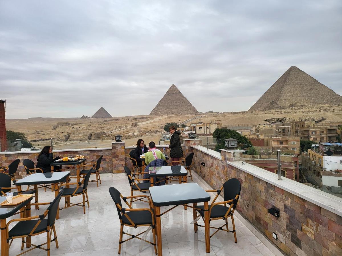 Steps In Pyramids View Hotel Kafret el-Gabal Buitenkant foto